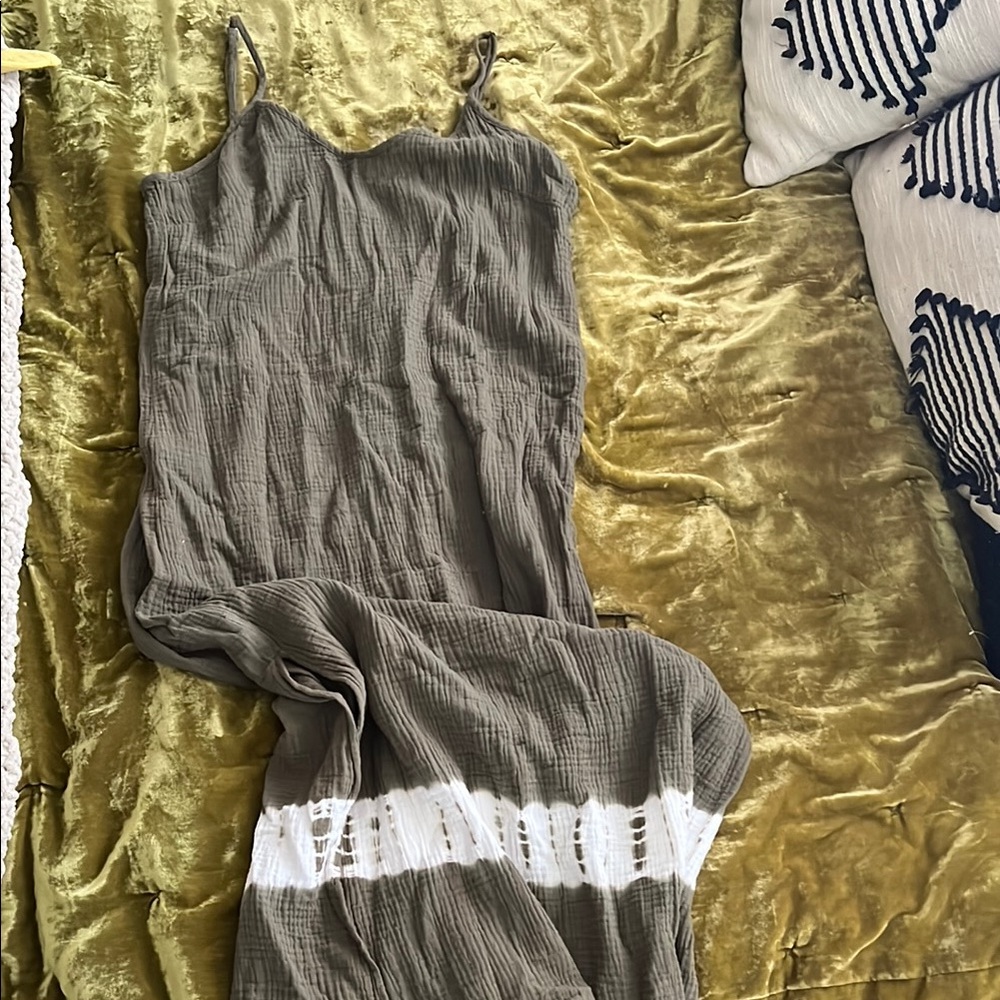 Women's Olive Green Maxi Dress